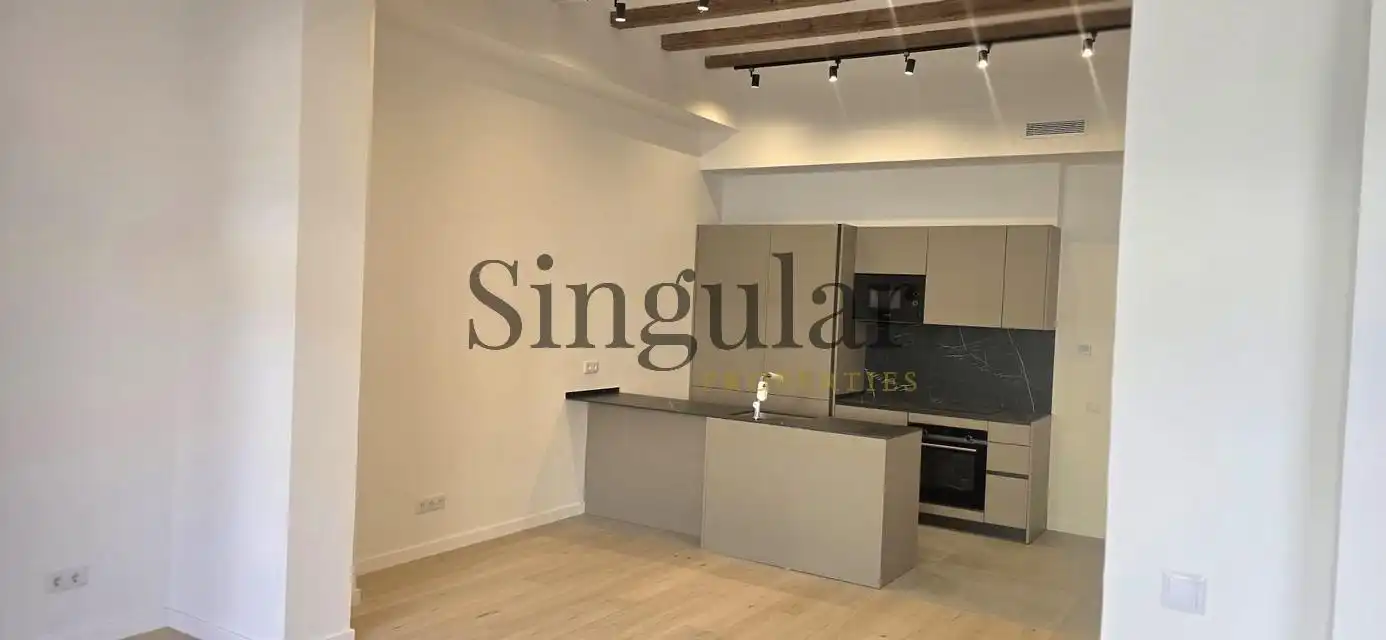 Cocina de Dúplex en venta en Barcelona con Aire acondicionado, Calefacción y Jardín privado