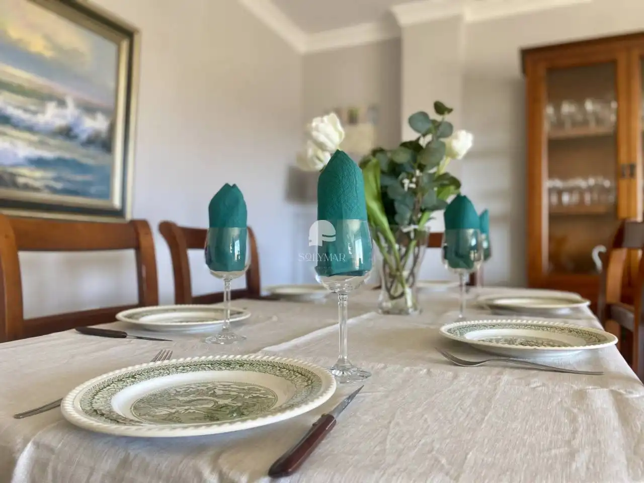 Comedor de Piso de alquiler en Vélez-Málaga con Aire acondicionado, Terraza y Amueblado