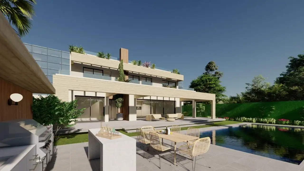 Vista exterior de Residencial en venda en Estepona