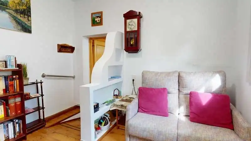 Sala d'estar de Casa o xalet en venda en La Muela amb Aire condicionat, Calefacció i Jardí privat