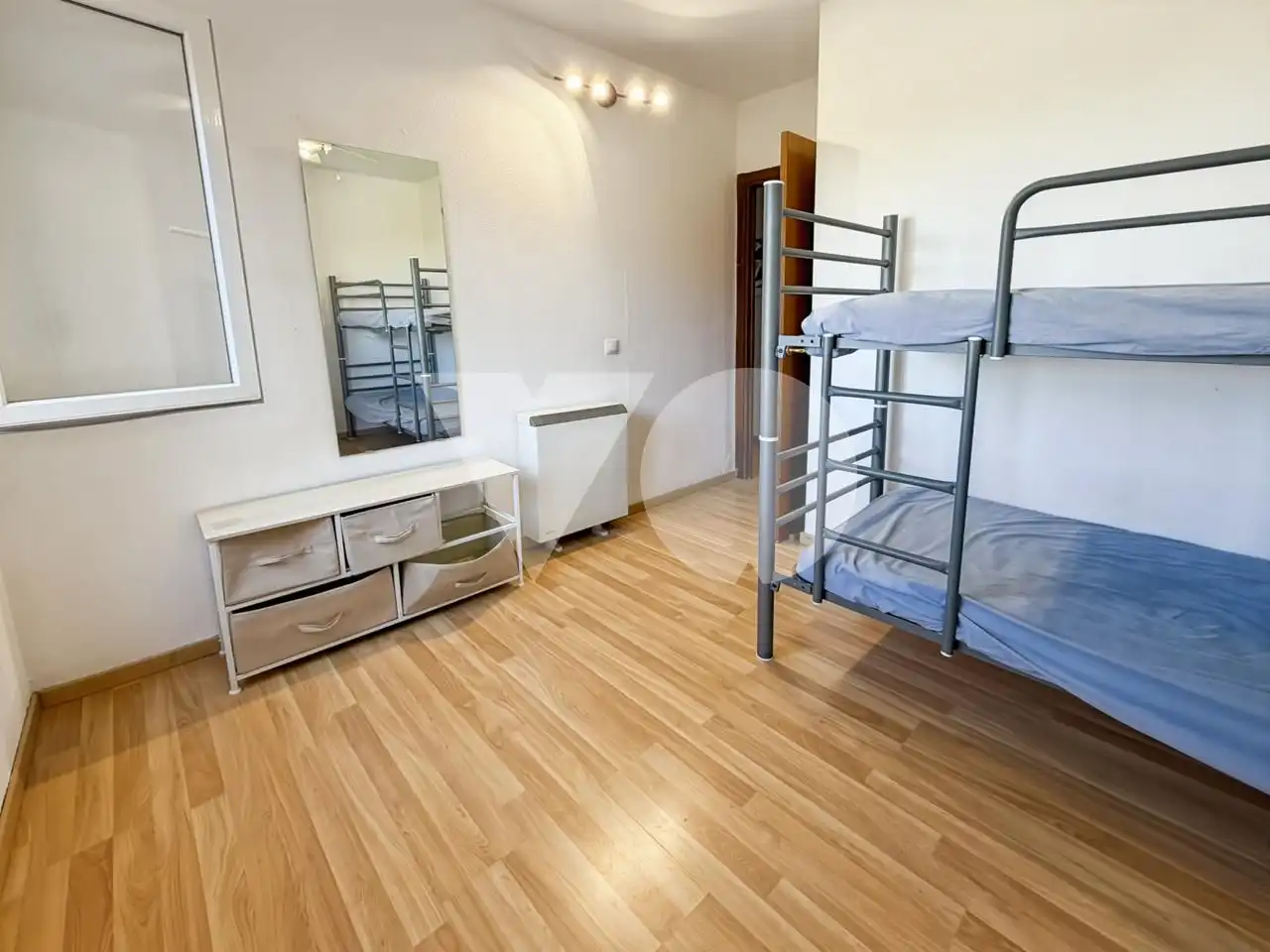 Bedroom of Flat for rent in Madrid  with Air Conditioner, Heating and Terrace