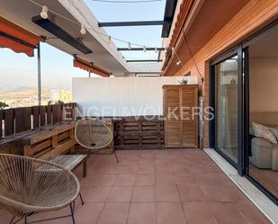 Terrace of Attic to rent in Sagunto / Sagunt  with Air Conditioner, Heating and Furnished