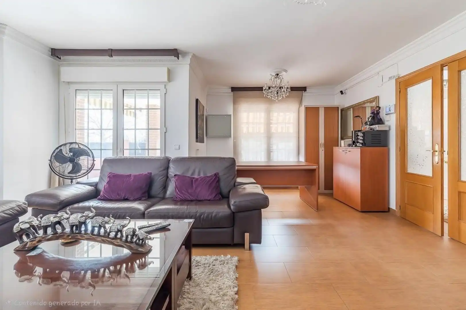 Sala d'estar de Casa o xalet en venda en Guadarrama, Madrid