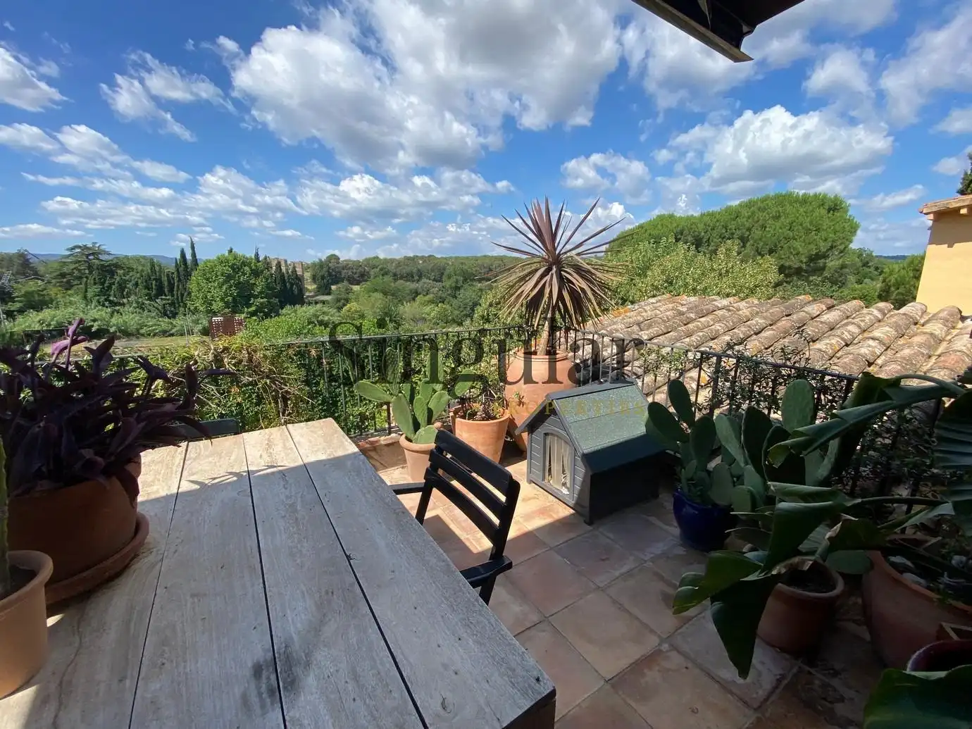 Terrassa de Finca rústica en venda en Corçà amb Aire condicionat, Calefacció i Jardí privat