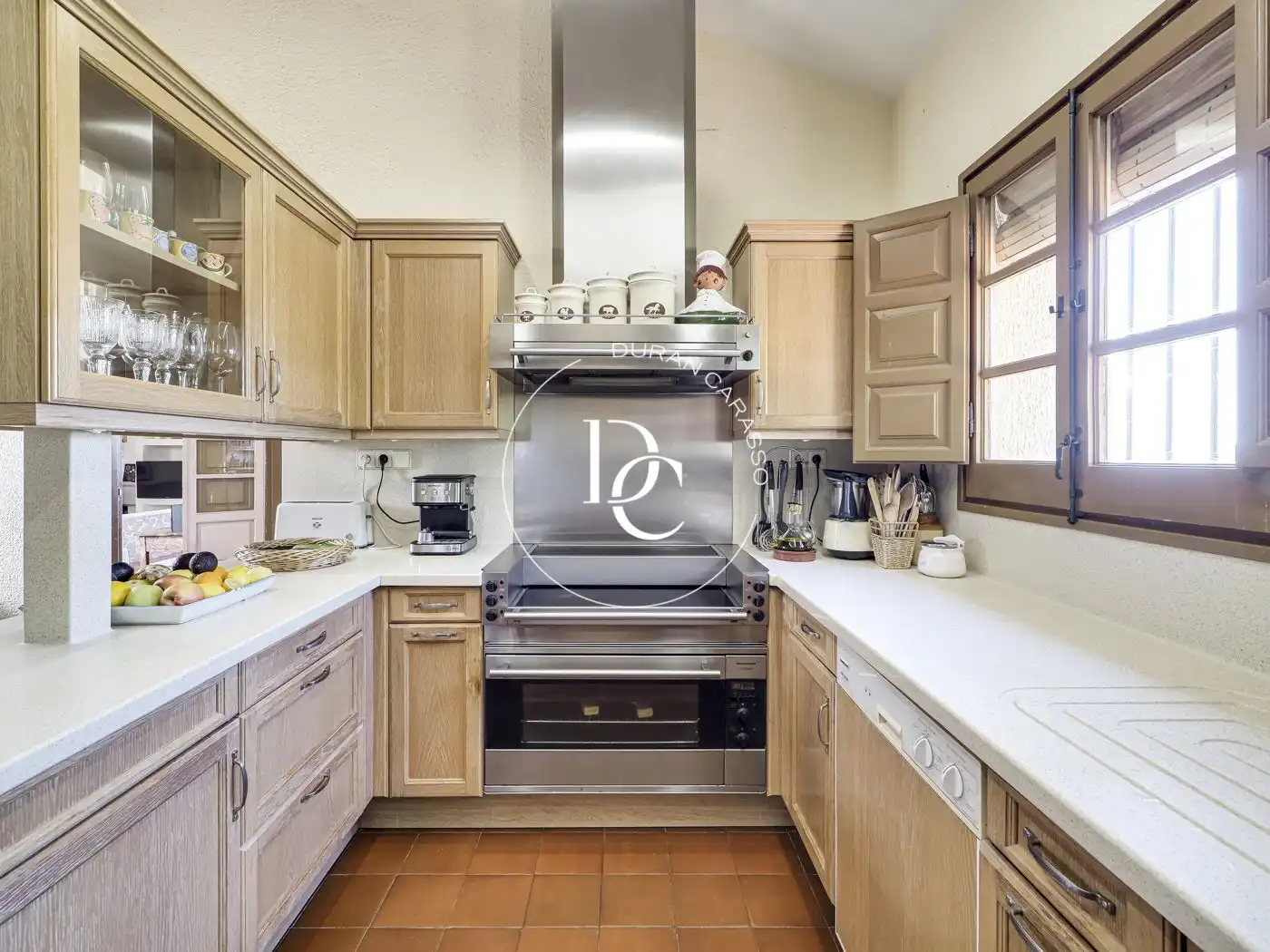Cocina de Finca rústica en venta en Font-rubí con Calefacción, Jardín privado y Terraza