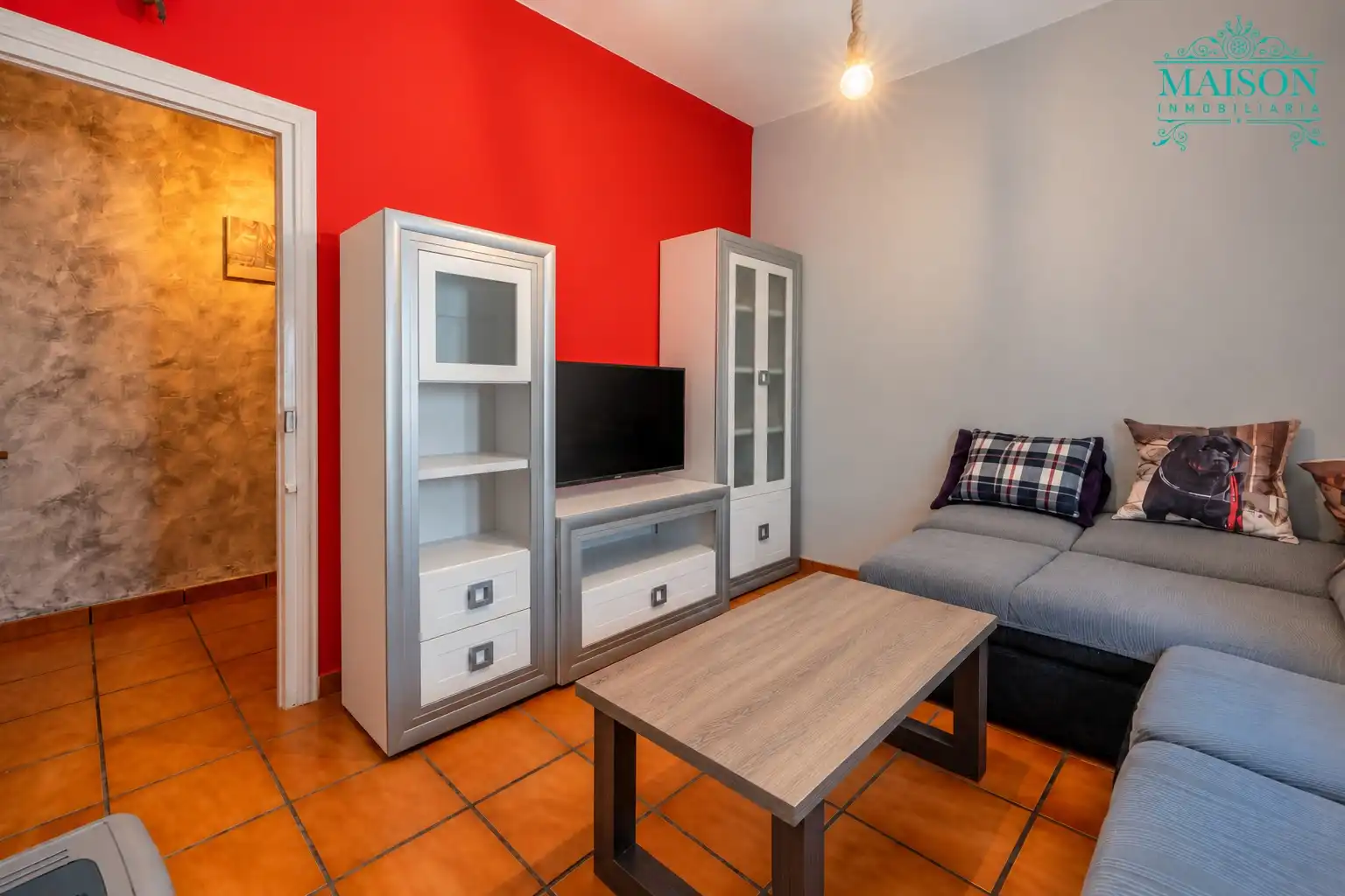 Sala de estar de Casa adosada en venta en Ribatejada, Madrid