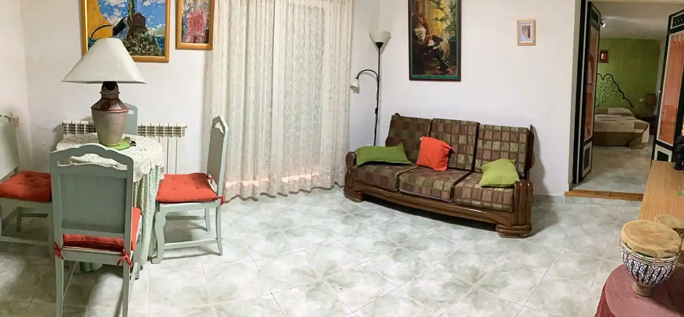 Sala d'estar de Finca rústica en venda en Velilla de Jiloca amb Jardí privat, Terrassa i Traster