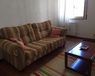 Living room of Flat to rent in Ferrol  with Heating, Parquet flooring and Furnished