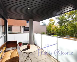 Terrace of Flat for sale in  Huesca Capital  with Air Conditioner, Terrace and Storage room