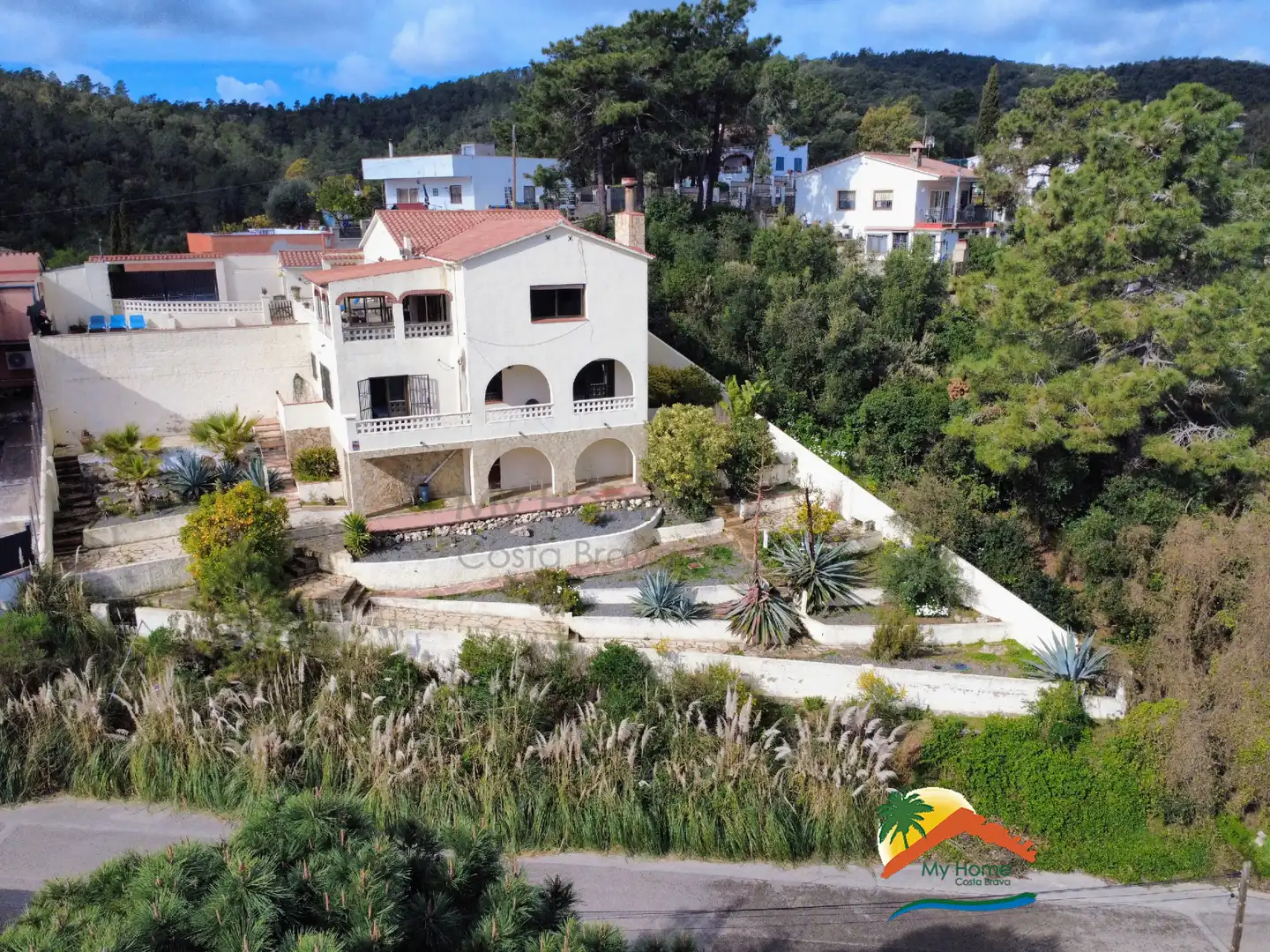 Vista exterior de Casa o chalet en venta en Lloret de Mar con Aire acondicionado, Calefacción y Jardín privado