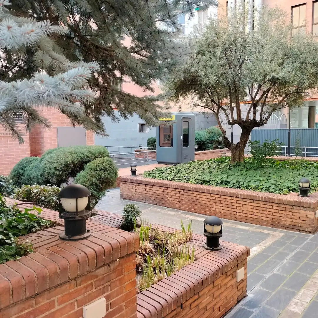 Exterior view of Garage for rent in Madrid