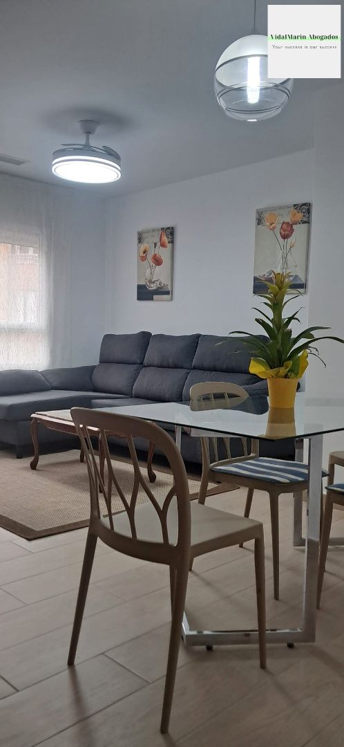 Sala de estar de Piso de alquiler en Alicante / Alacant con Aire acondicionado, Calefacción y Terraza