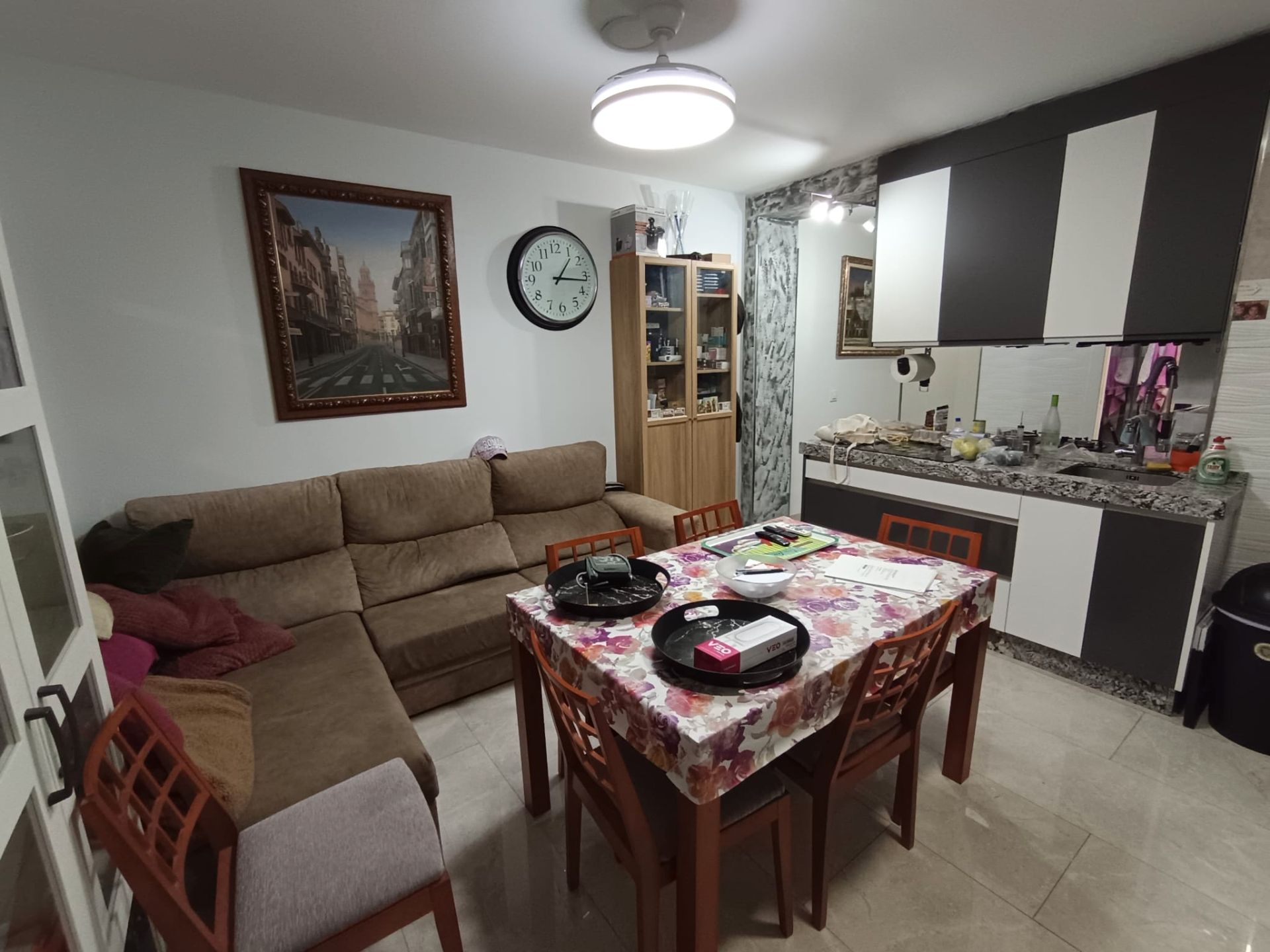 Living room of Flat for sale in  Jaén Capital  with Air Conditioner, Heating and Furnished
