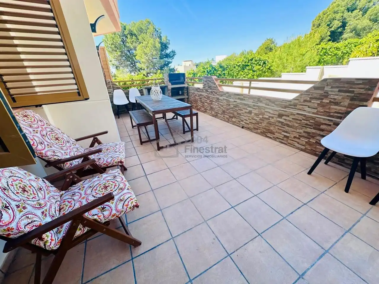 Terraza de Planta baja de alquiler en Callosa d'en Sarrià con Aire acondicionado, Terraza y Amueblado