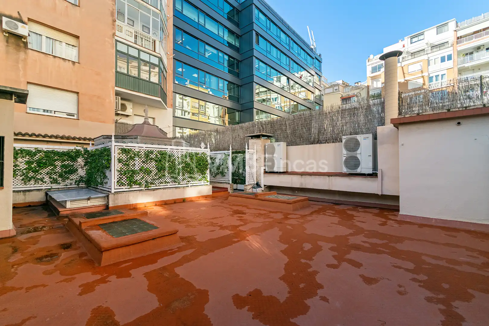 Terrasse von Wohnung zur Miete in Barcelona mit Klimaanlage, Heizung und Parkett