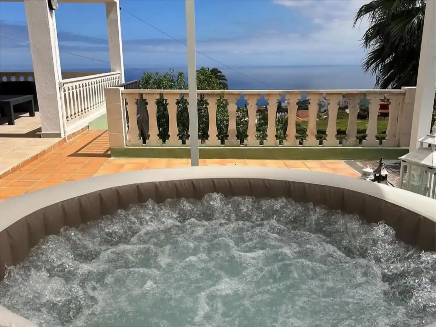 Terraza de Casa o chalet de alquiler en Breña Alta con Jardín privado, Amueblado y Balcón