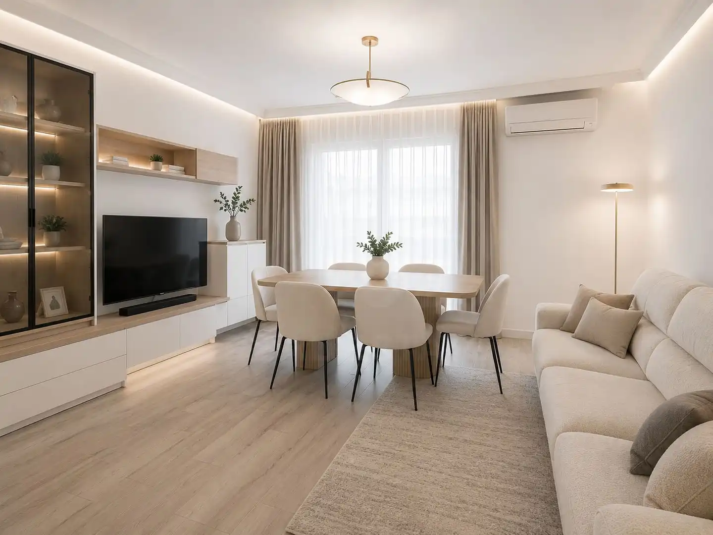 Sala d'estar de Pis en venda en Murcia amb Aire condicionat