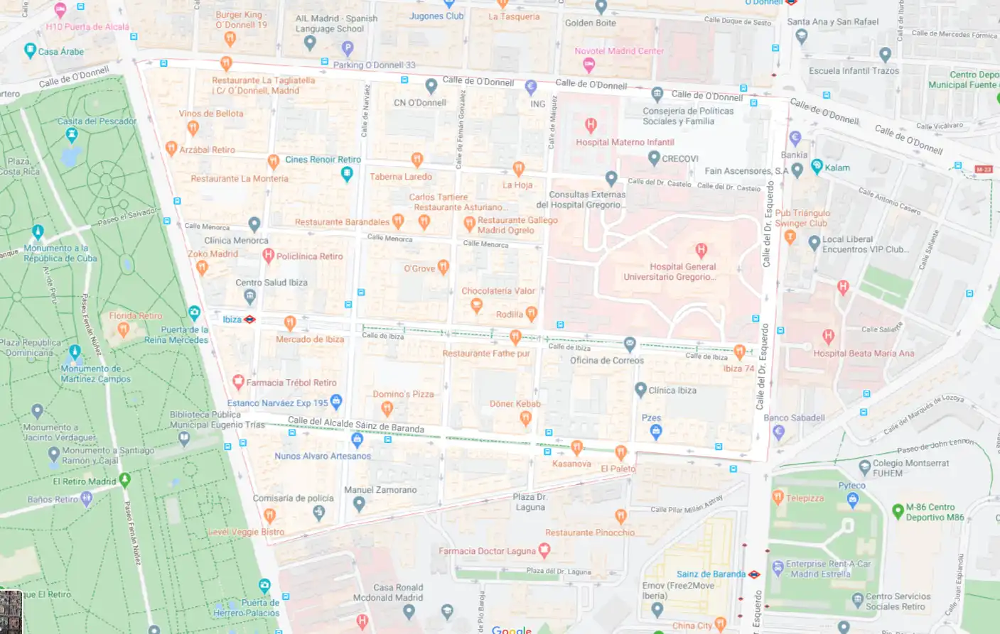 Vista exterior de Pis de lloguer en Madrid amb Aire condicionat, Calefacció i Moblat