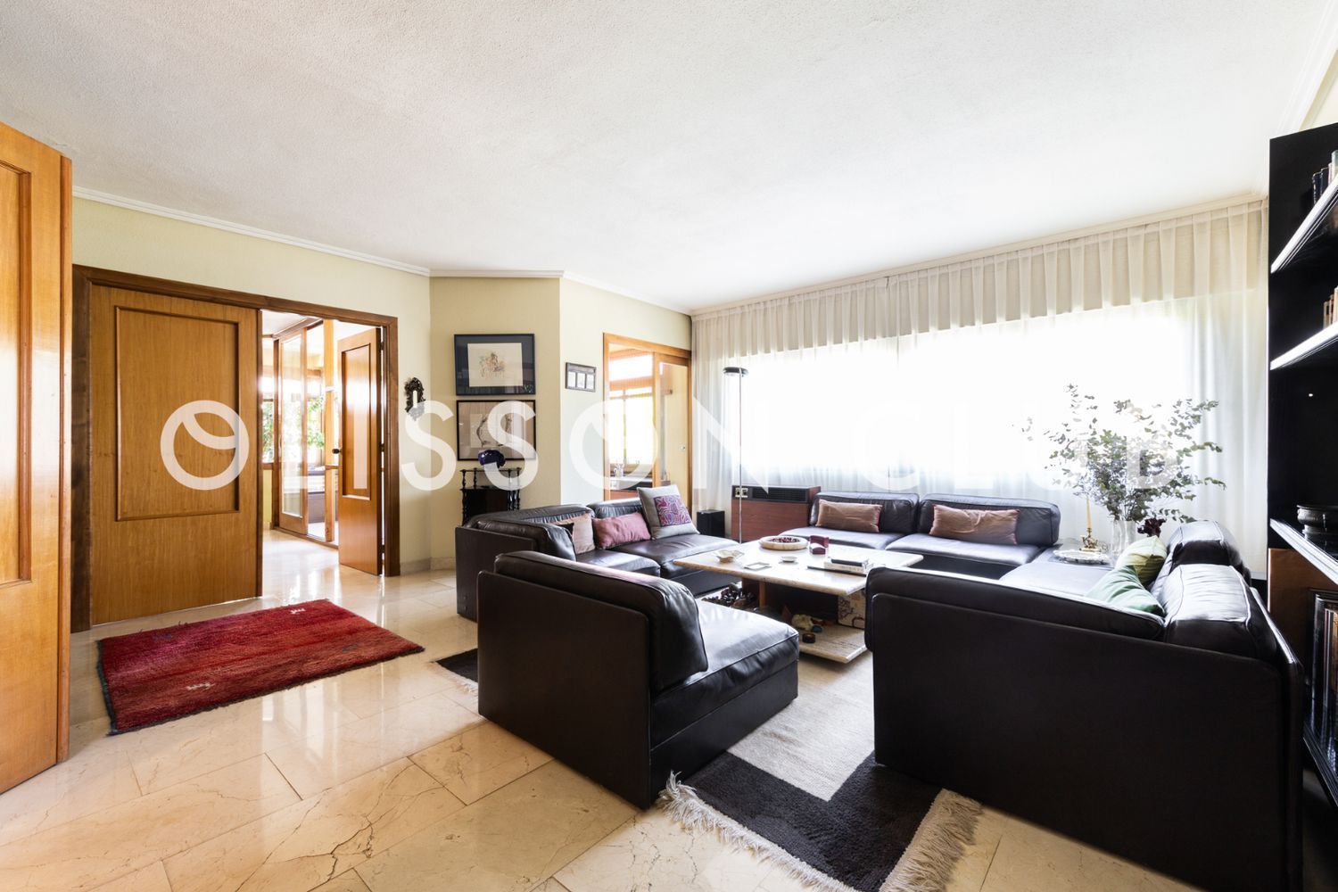 Living room of Flat for sale in  Madrid Capital  with Air Conditioner and Heating