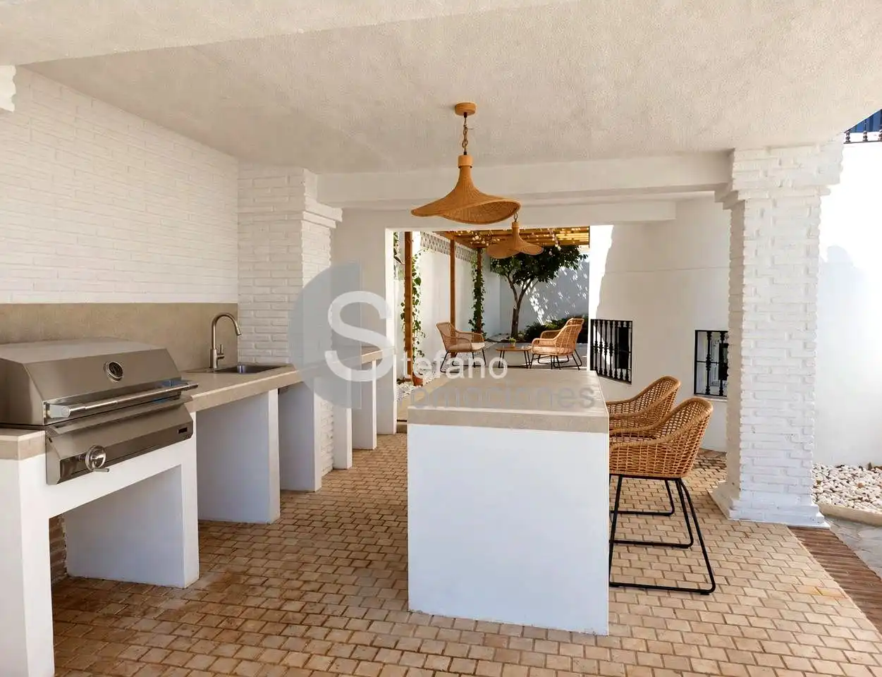 Terrassa de Casa o xalet en venda en Benalmádena amb Aire condicionat, Jardí privat i Terrassa