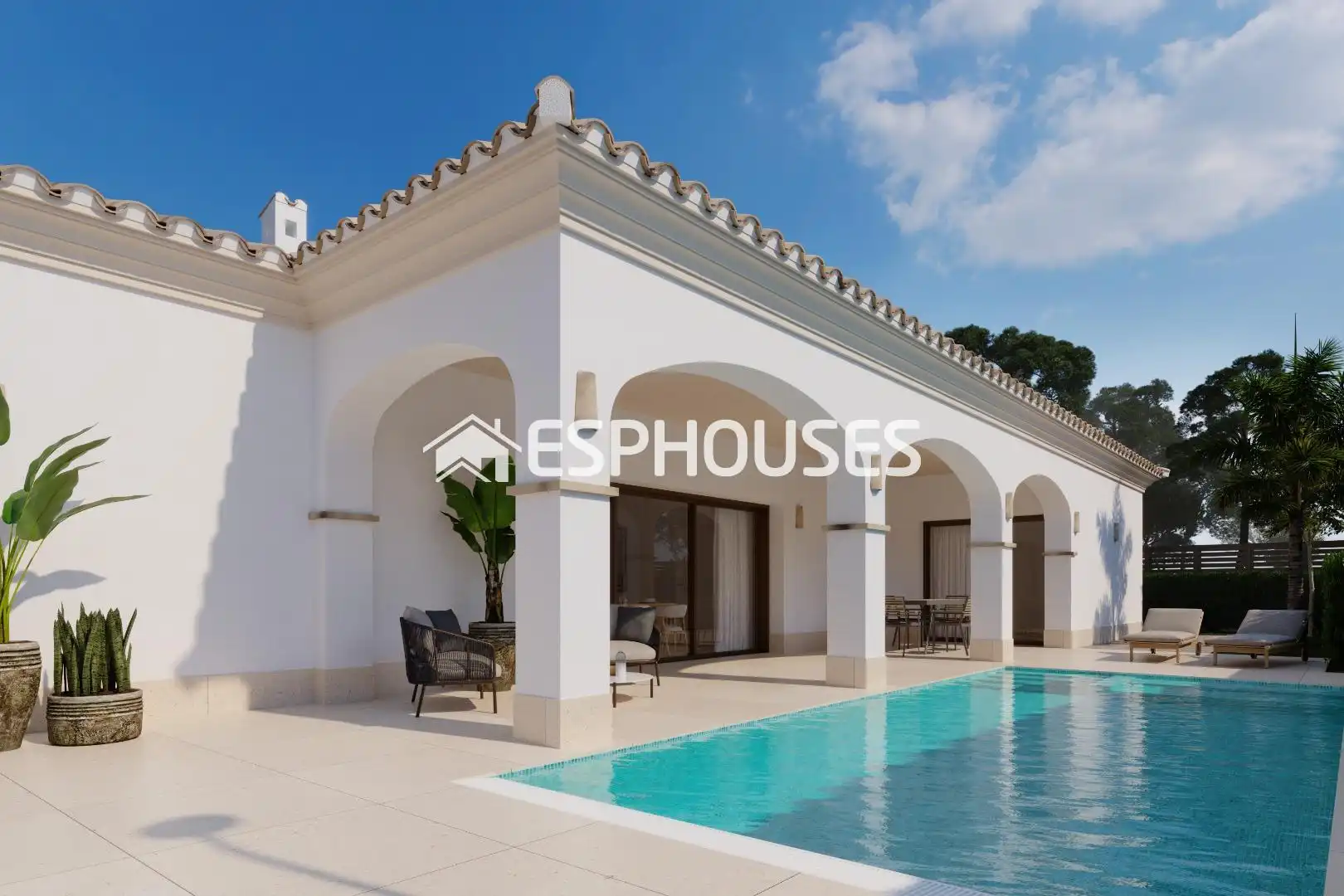 Piscina de Casa o chalet en venta en San Pedro del Pinatar con Trastero, Piscina y Balcón