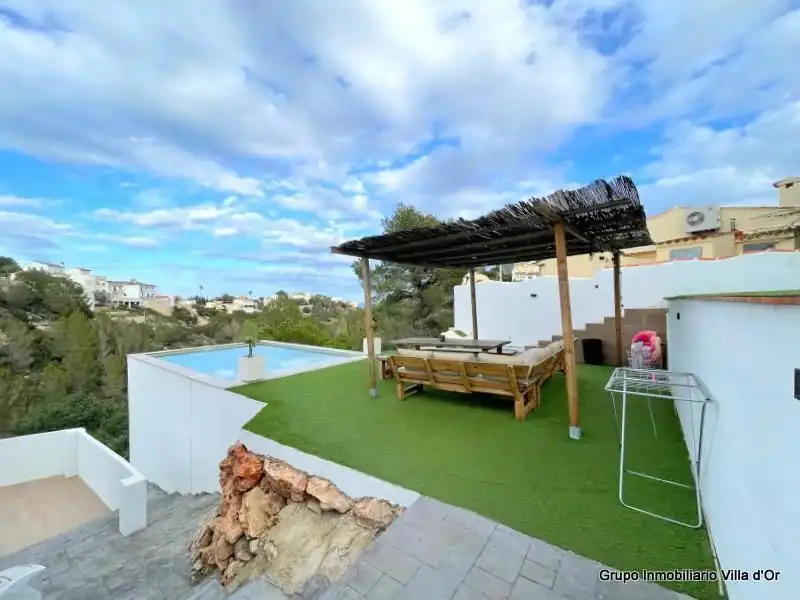 Terrassa de Casa o xalet en venda en Dénia amb Aire condicionat, Calefacció i Jardí privat