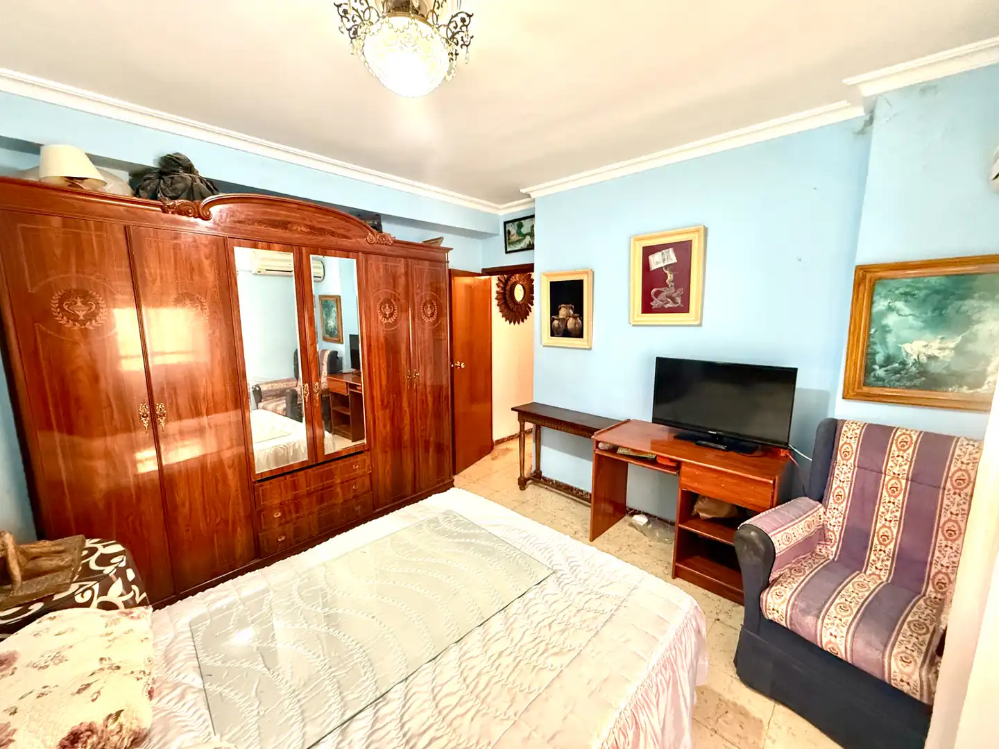 Bedroom of Flat for sale in Mairena del Aljarafe  with Terrace and Balcony