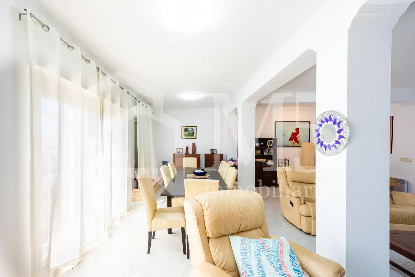 Sala de estar de Casa o chalet en venta en Vélez-Málaga con Jardín privado, Terraza y Piscina