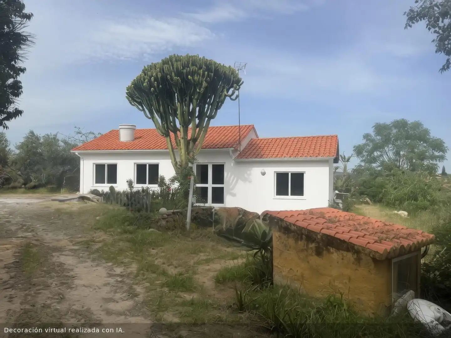 Vista exterior de Finca rústica en venta en Cantillana con Terraza