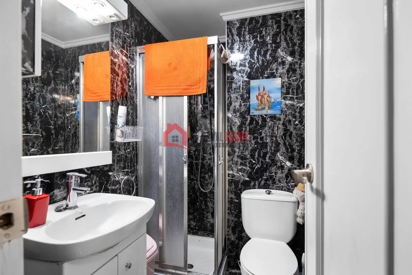 Baño de Apartamento en venta en Valencia con Aire acondicionado, Terraza y Amueblado