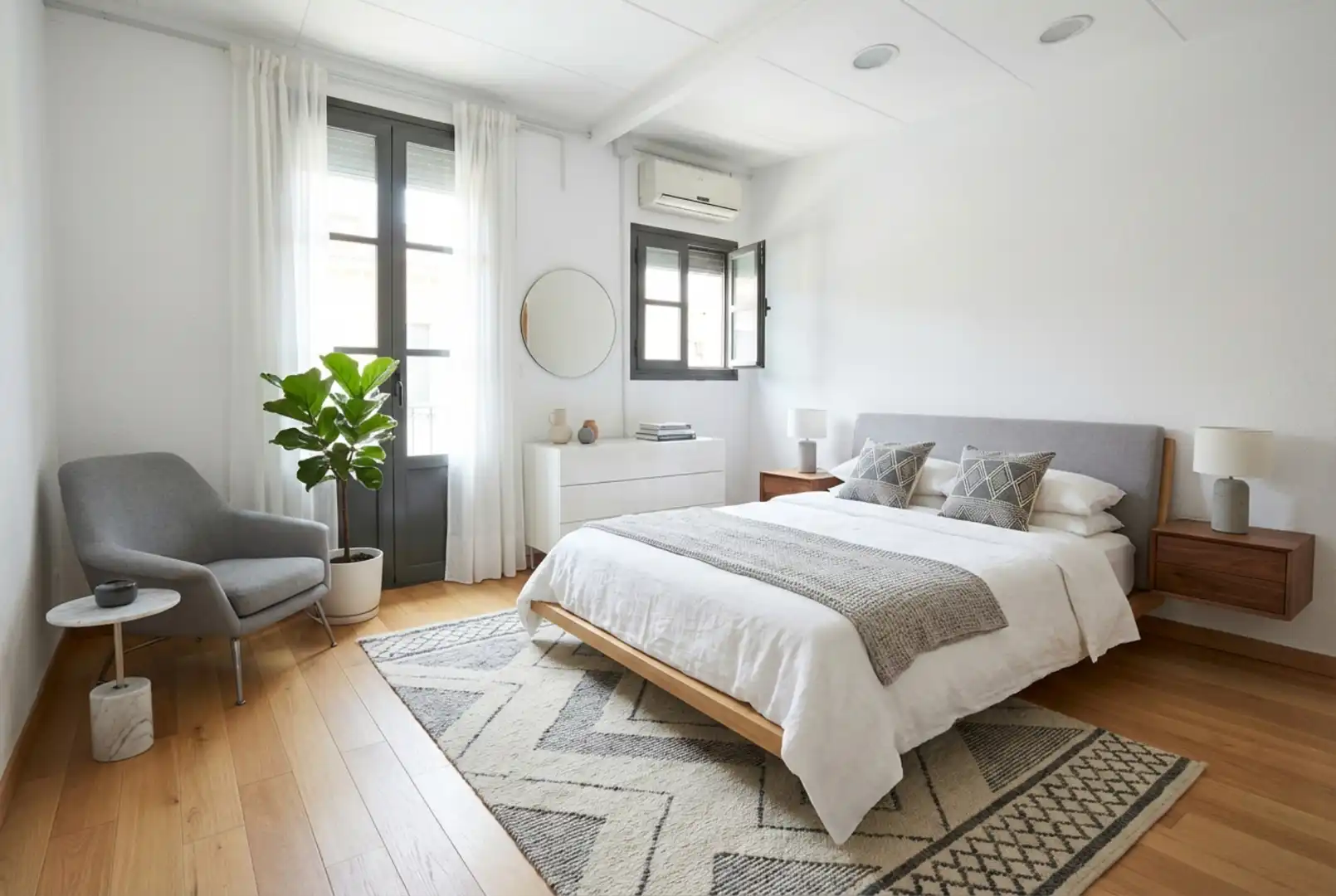 Habitación de Casa adosada en venta en Barcelona con Aire acondicionado y Terraza