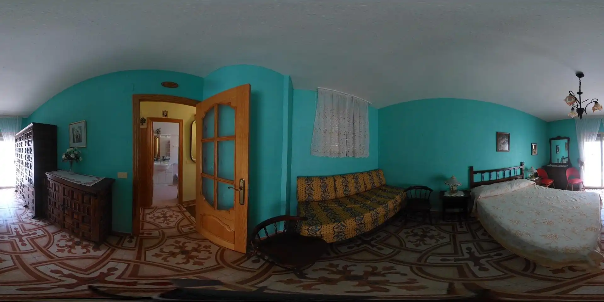 Wohnzimmer von Einfamilien-Reihenhaus zum Verkauf in Peñíscola / Peníscola mit Terrasse, Möbliert und Balkon