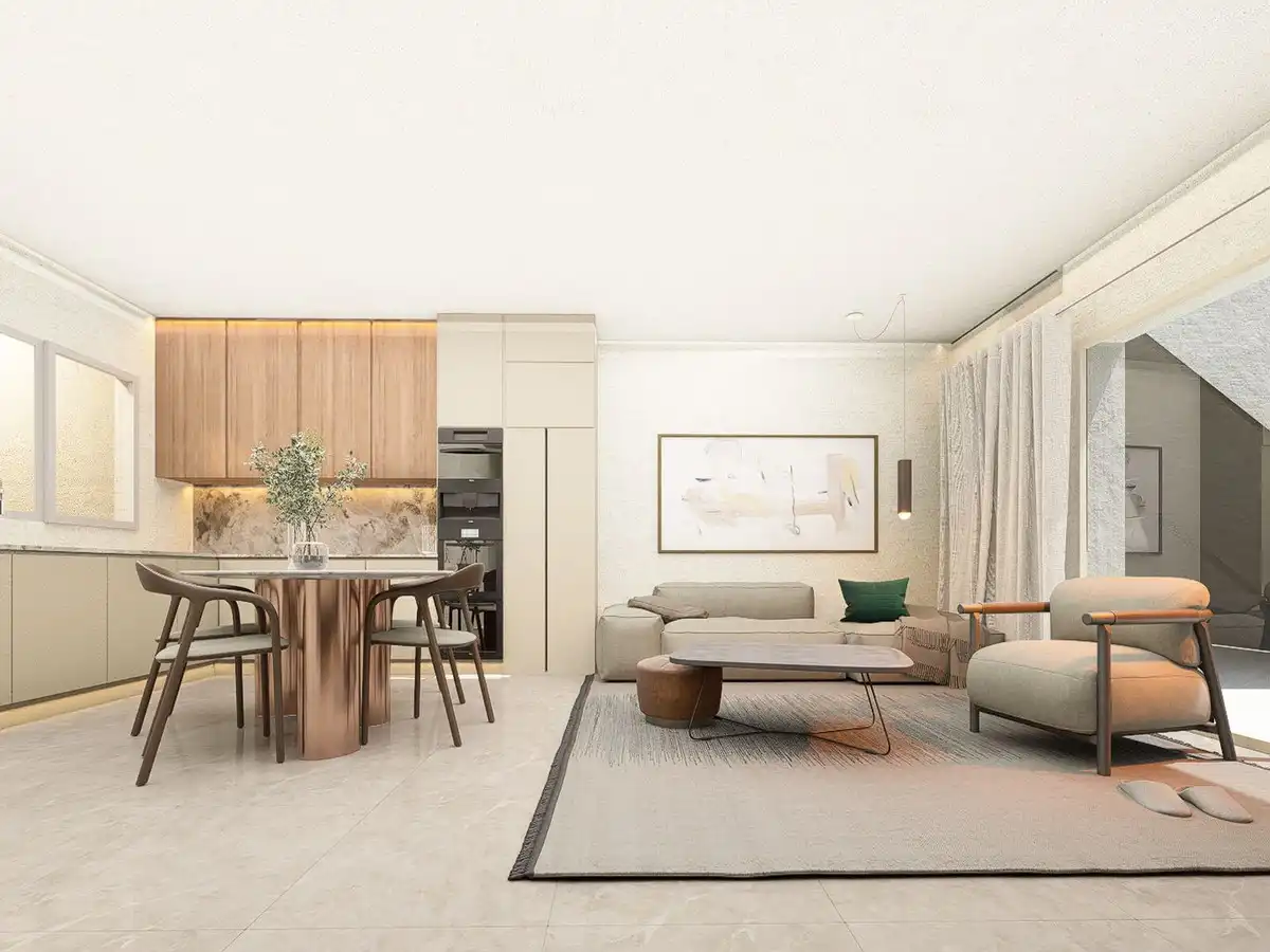 Sala de estar de Apartamento en venta en Pilar de la Horadada con Piscina comunitaria