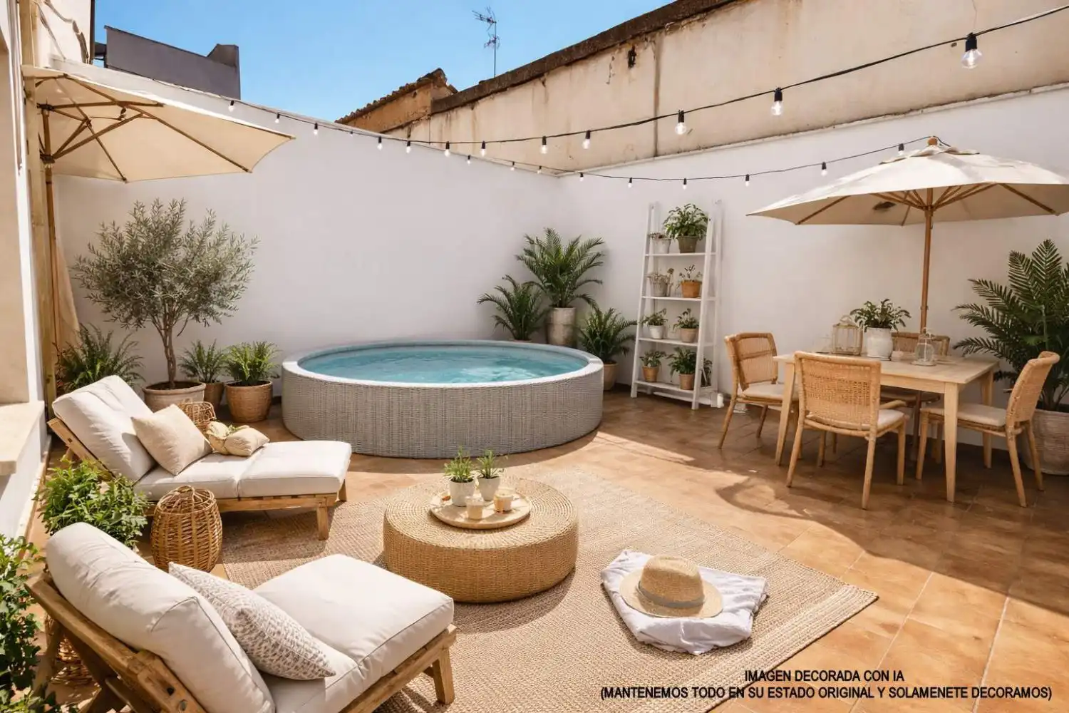 Terrace of Detached homes for sale in La Gineta  with Air Conditioner, Heating and Terrace