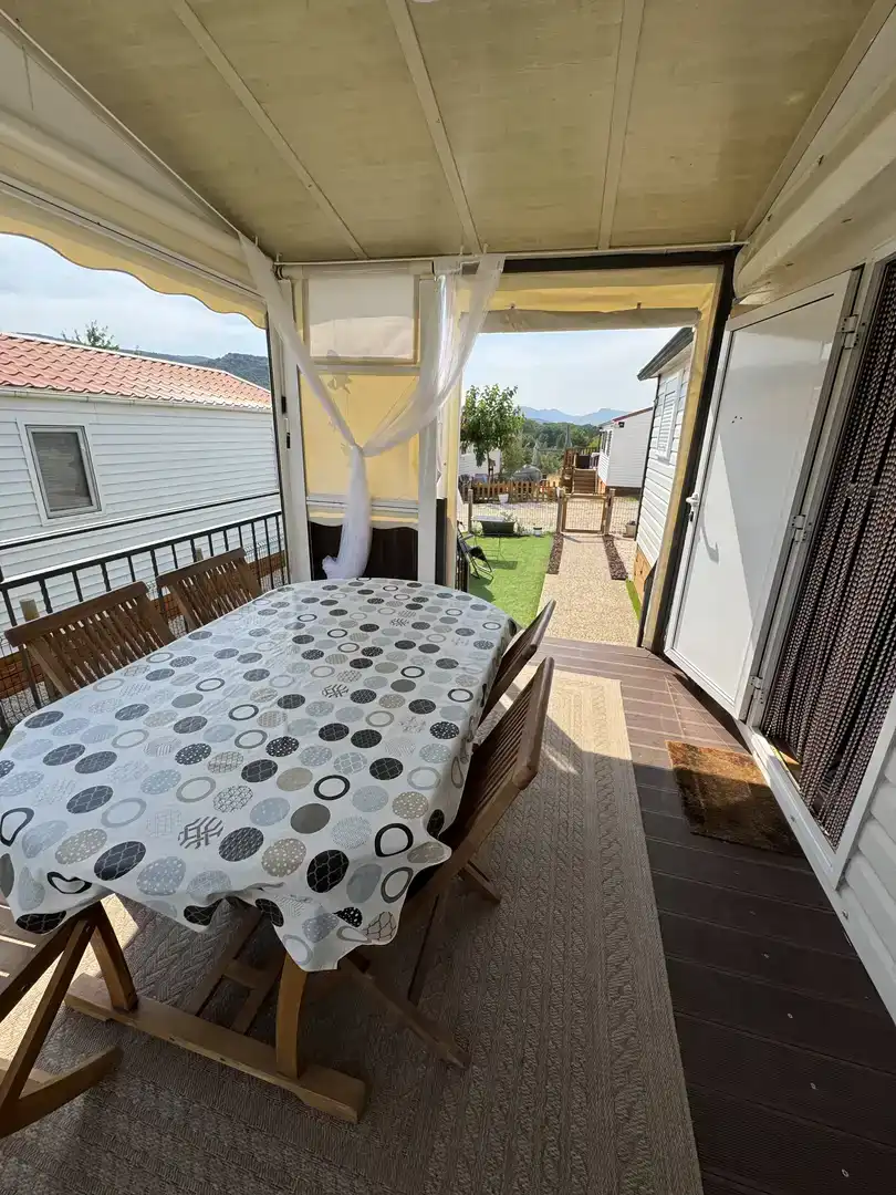 Terraza de Casa o chalet en venta en Frías con Aire acondicionado, Jardín privado y Piscina