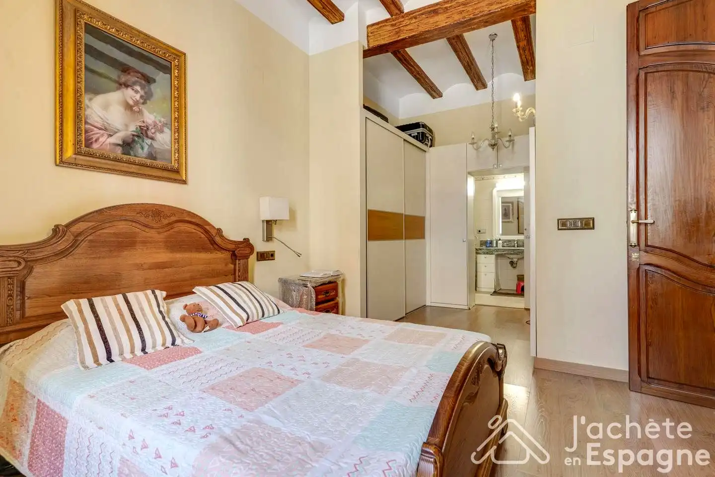 Dormitori de Casa o xalet en venda en Alcàsser amb Jardí privat, Moblat i Balcó