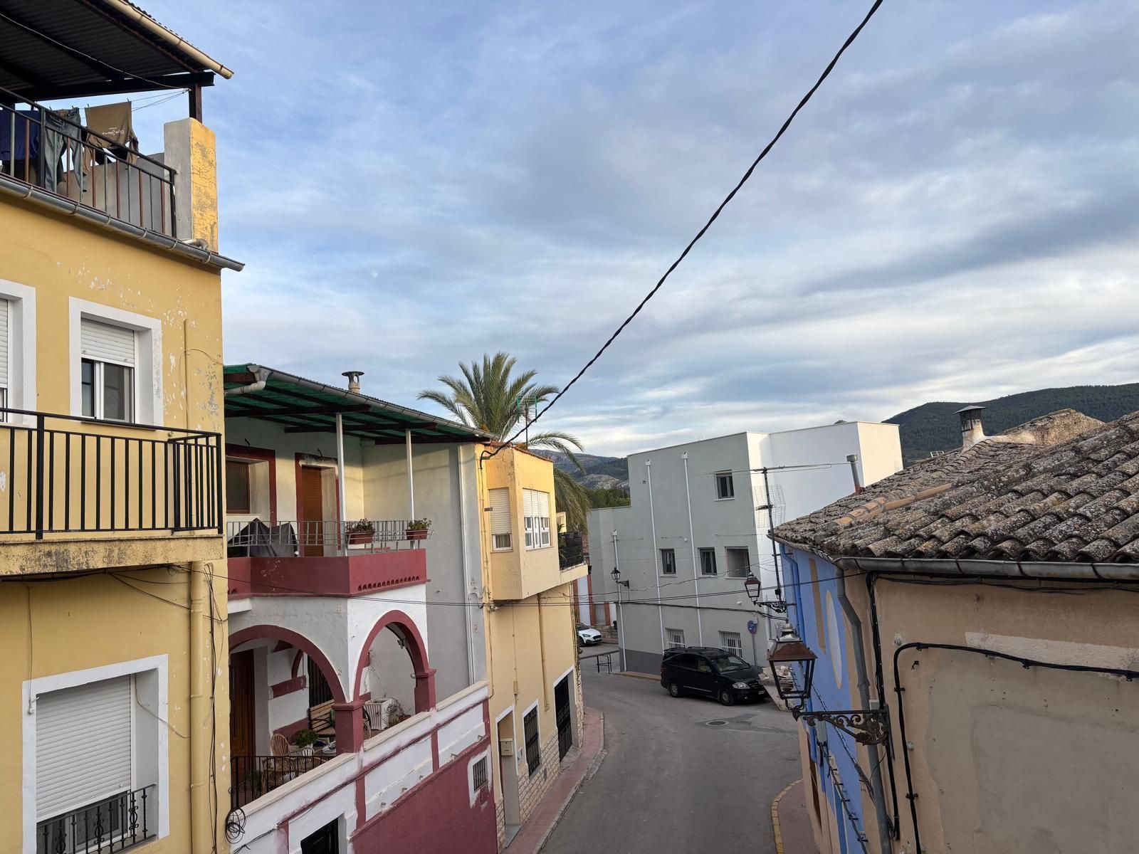 Exterior view of Single-family semi-detached for sale in Benilloba  with Heating, Terrace and Storage room