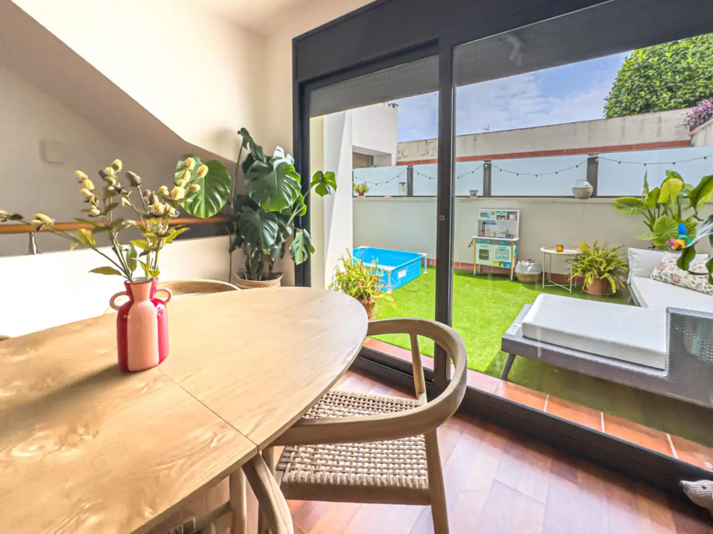 Terraza de Casa adosada en venta en Sant Pere de Ribes con Aire acondicionado, Calefacción y Parquet