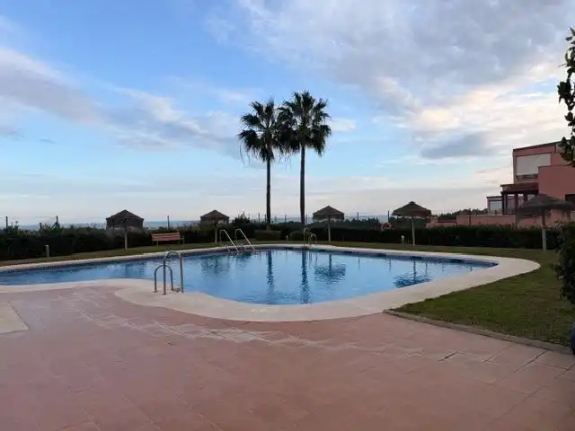 Swimming pool of Apartments for sale in Mijas  with Air Conditioner, Heating and Private garden