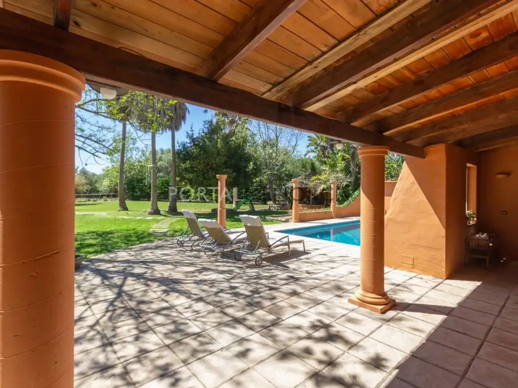 Jardín de Finca rústica en venta en Maó - Mahón con Aire acondicionado, Jardín privado y Terraza