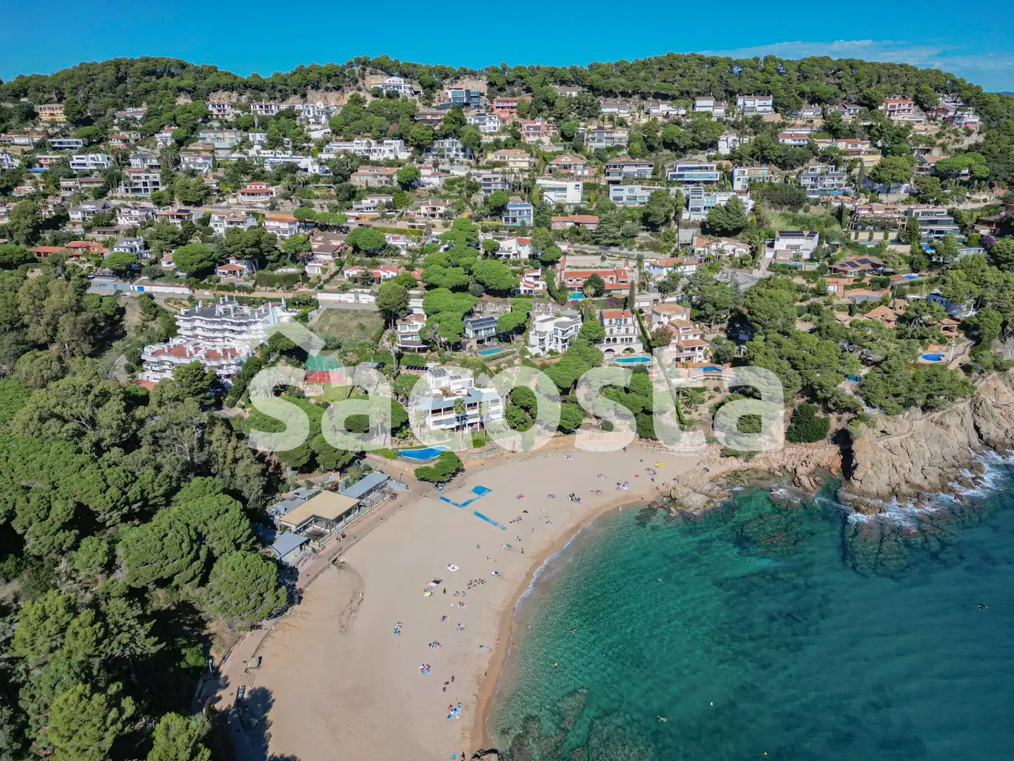 Vista exterior de Casa o chalet en venta en Blanes con Terraza, Piscina y Amueblado