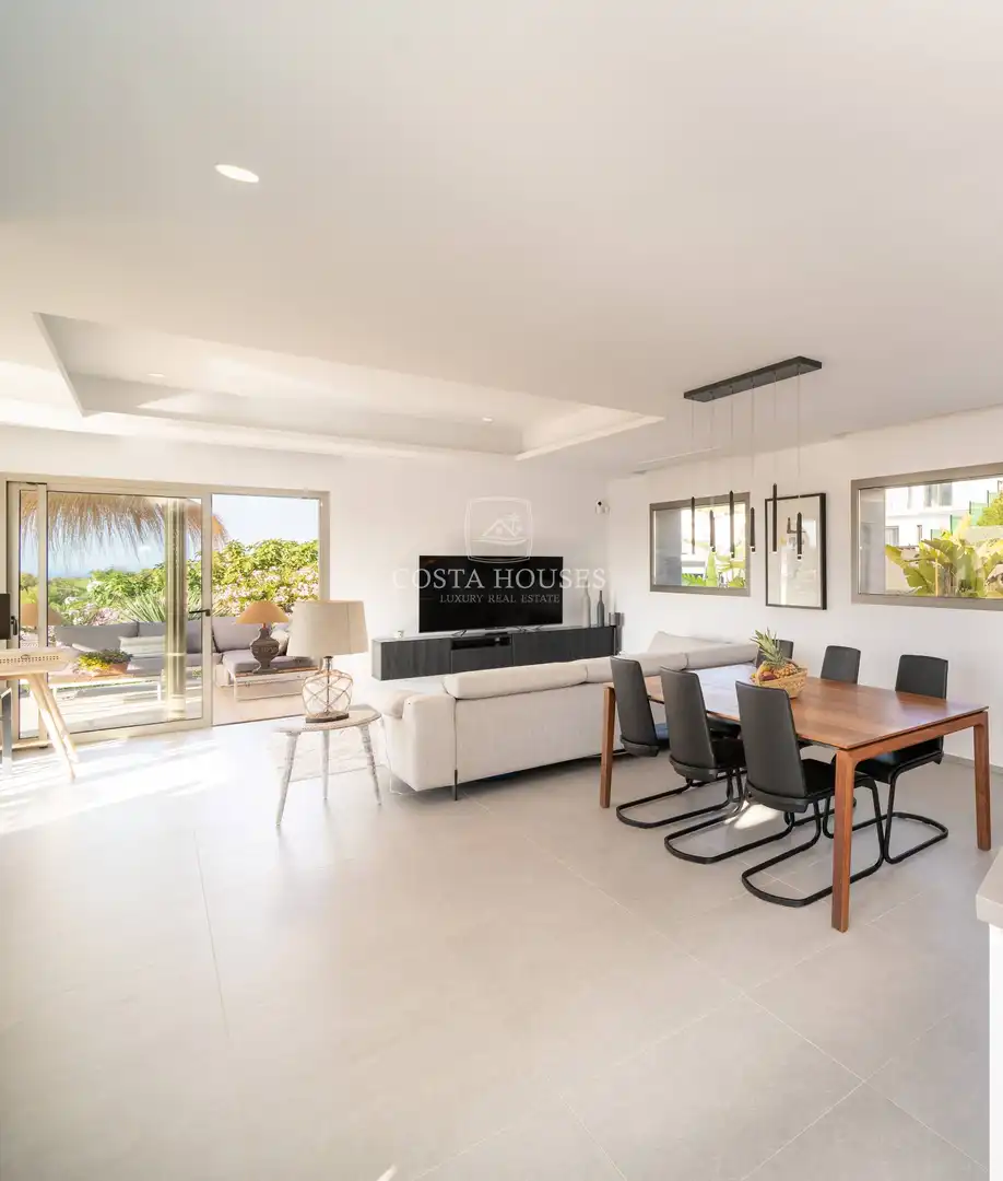 Living room of Houses for sale in Jávea / Xàbia  with Air Conditioner, Private garden and Terrace