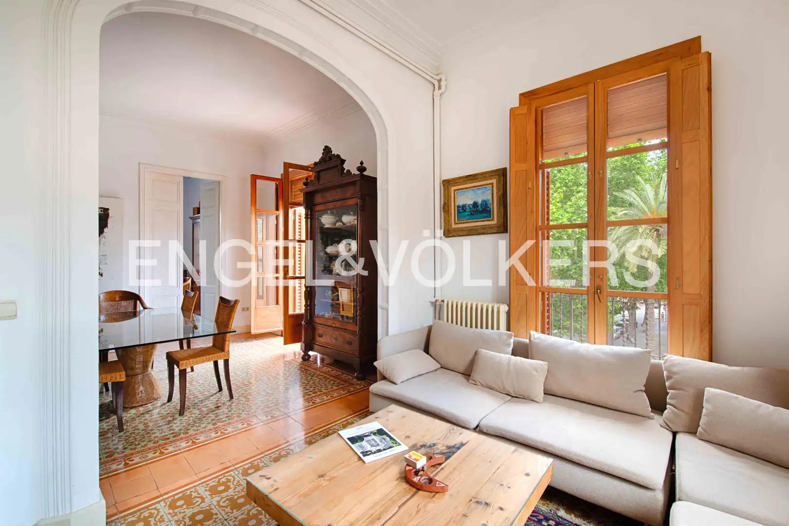 Sala de estar de Piso en venta en Figueres con Calefacción y Balcón