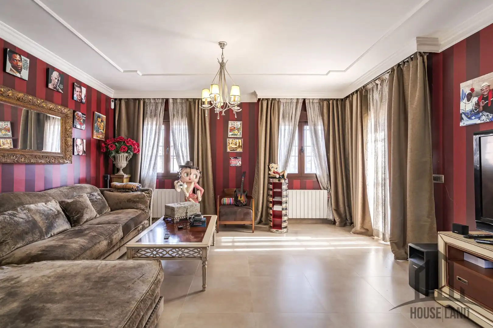 Sala de estar de Casa o chalet en venta en Valdetorres de Jarama con Aire acondicionado, Calefacción y Terraza