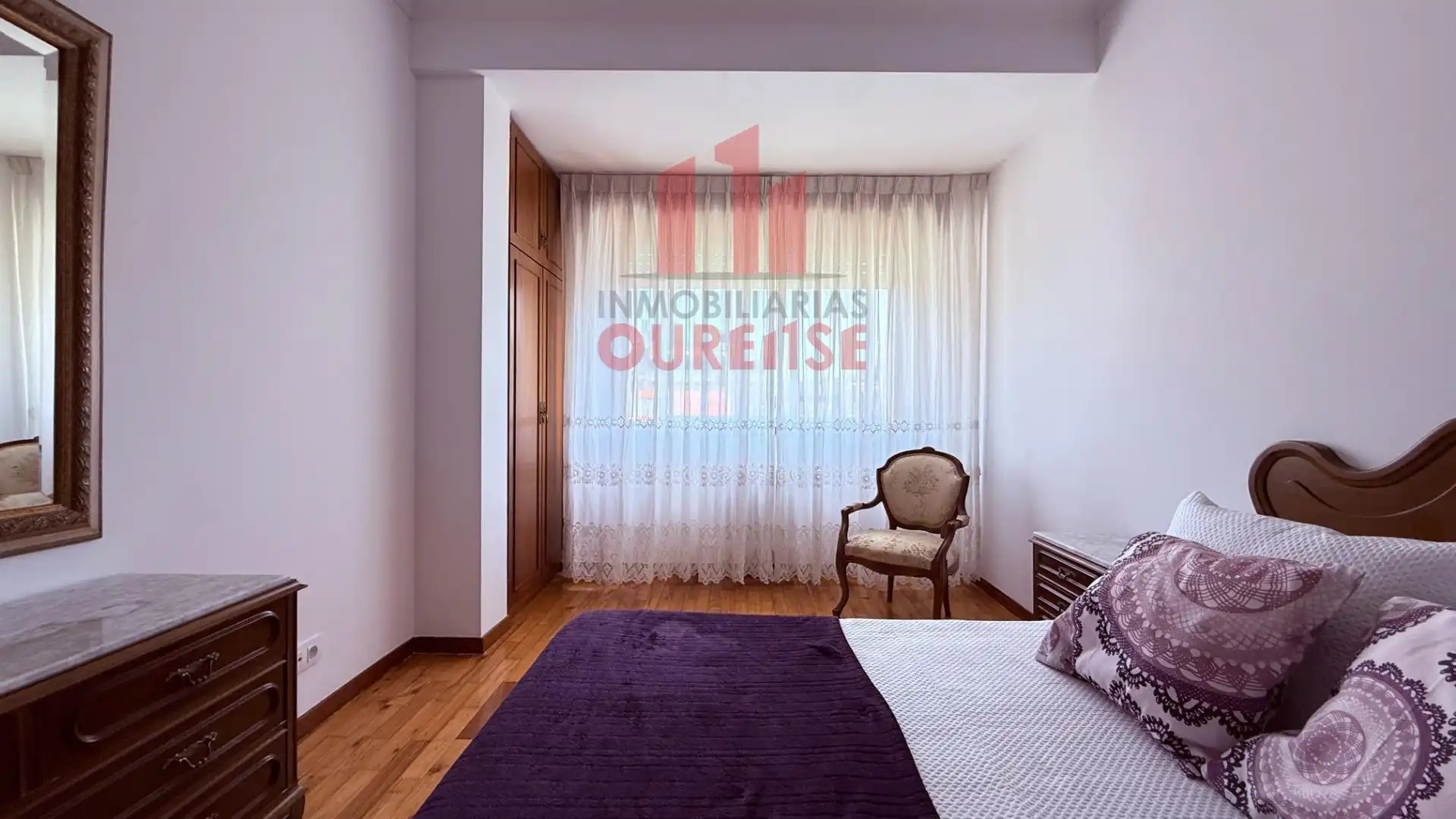 Bedroom of Flat for rent in Ourense Capital   with Heating and Furnished