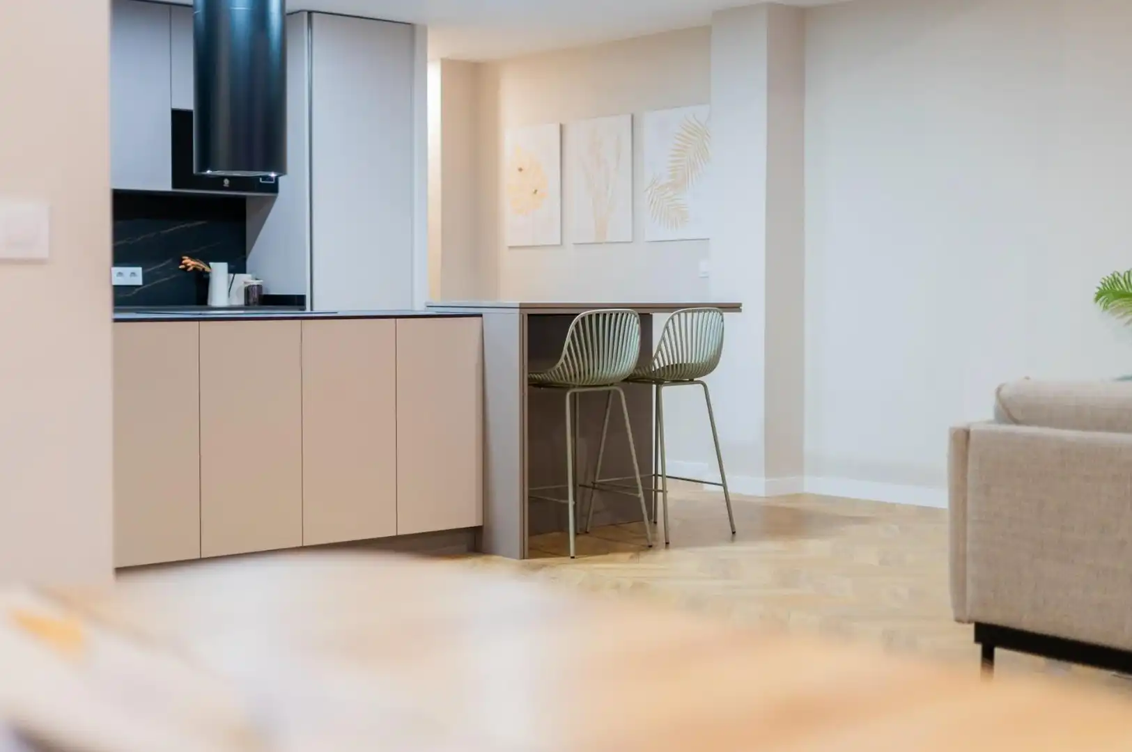 Kitchen of Flat for rent in Valencia  with Air Conditioner, Heating and Storage room