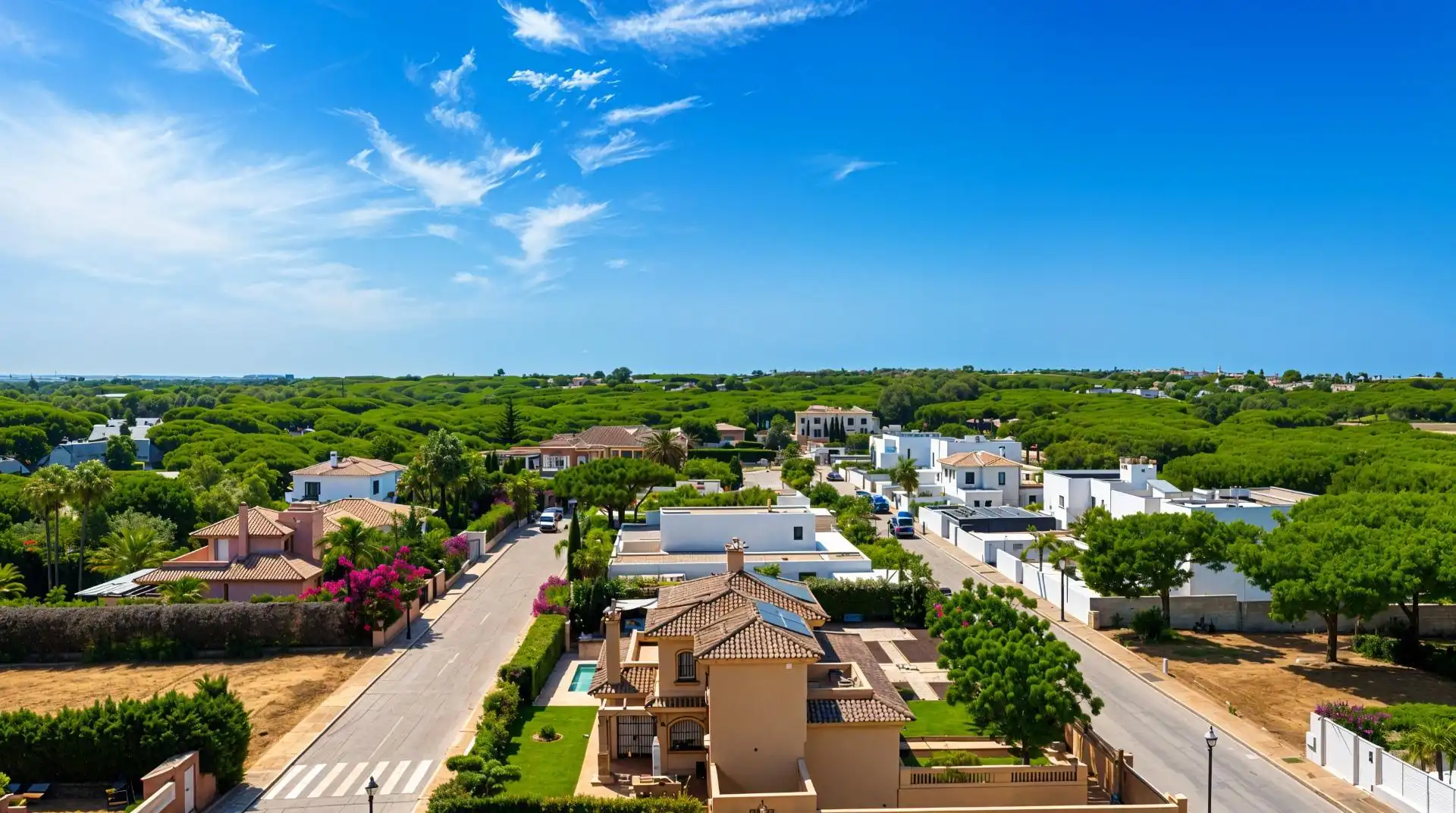 Vista exterior de Casa o xalet en venda en Chiclana de la Frontera amb Aire condicionat, Calefacció i Jardí privat