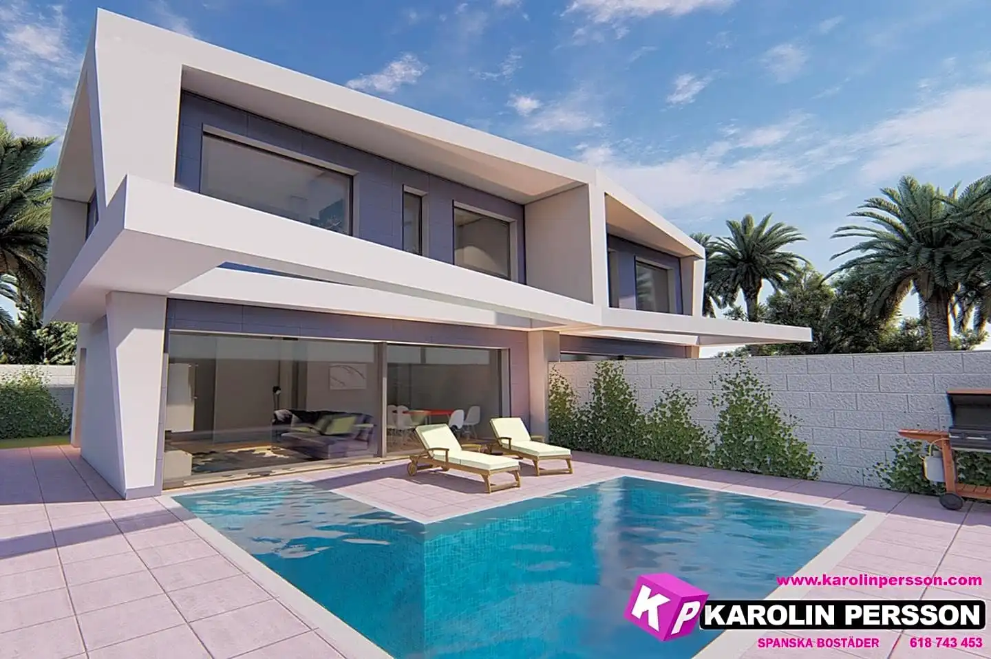 Casa amb piscina en venda a Carrer de xipre