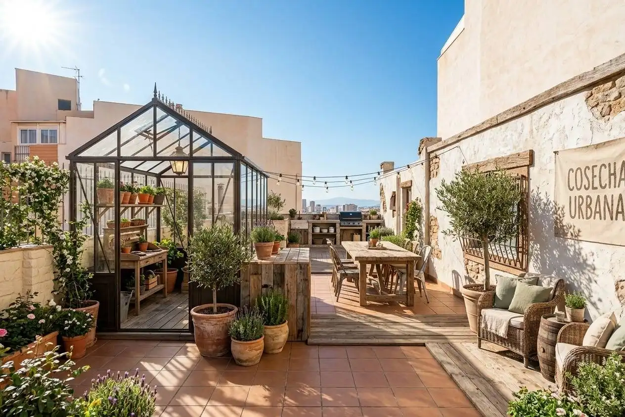 Terraza de Casa o chalet en venta en Roquetas de Mar con Aire acondicionado, Calefacción y Terraza