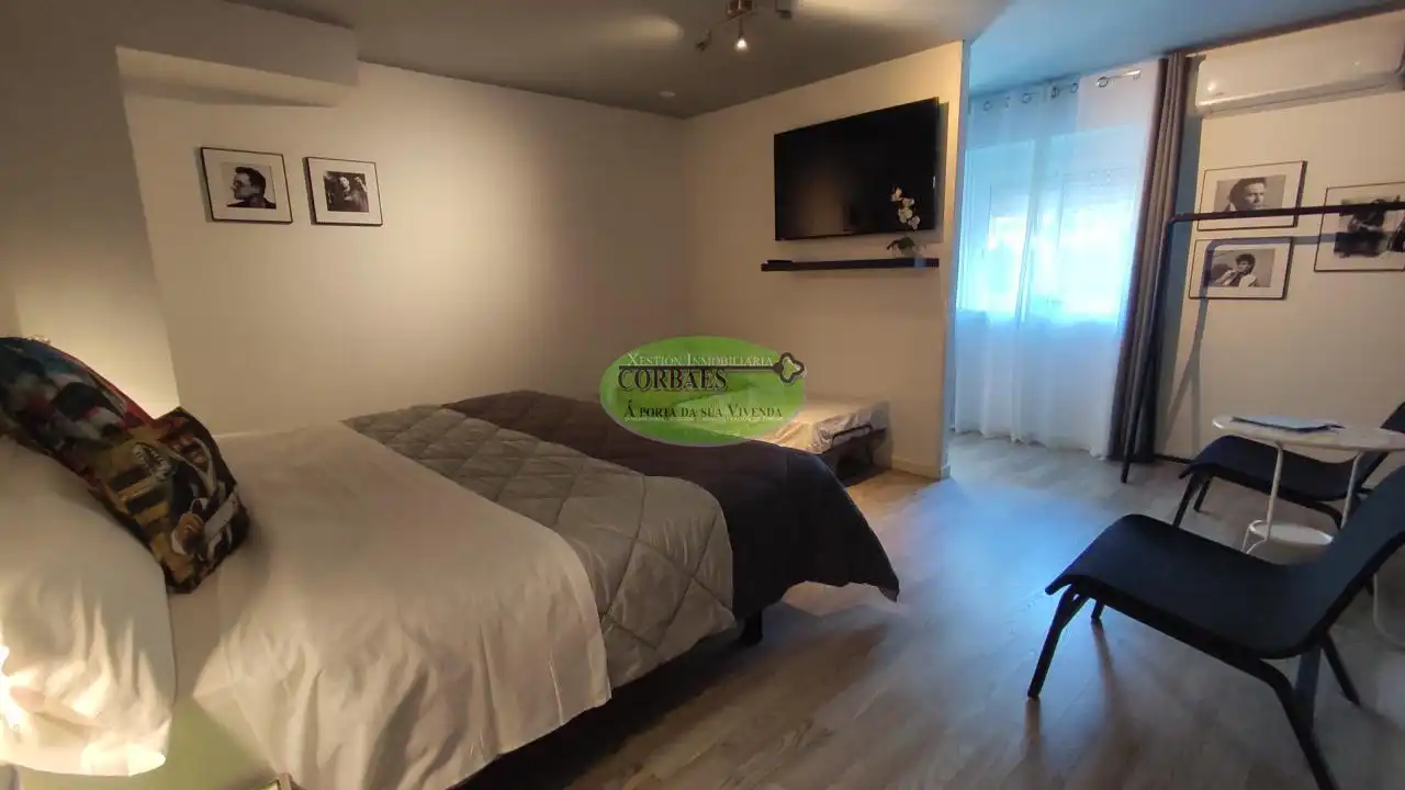Schlafzimmer von Geschaftsraum zum Verkauf in Taboadela mit Klimaanlage und Möbliert